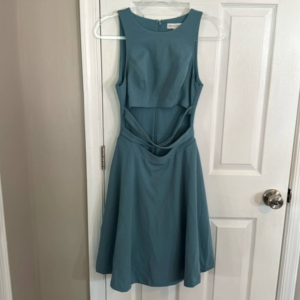Dress the Population Light Blue Midi Dress